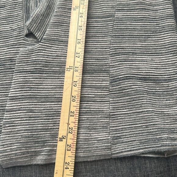 Eileen Fisher Maple Oat Tencel Organic Cotton Notch Collar Cardigan  Size M - Picture 11 of 12